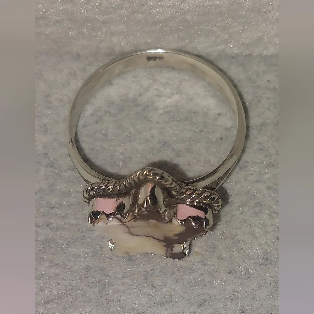 Wild Horse Jasper Star Shaped Ring - Picture 2 of 9
